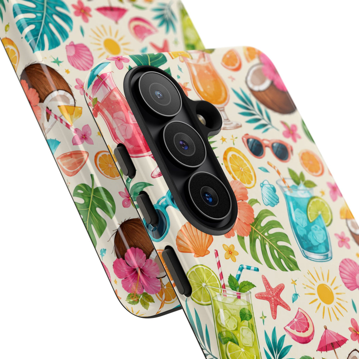 Tropical Cocktail Phone Case — Summer Beach Pattern iPhone Case