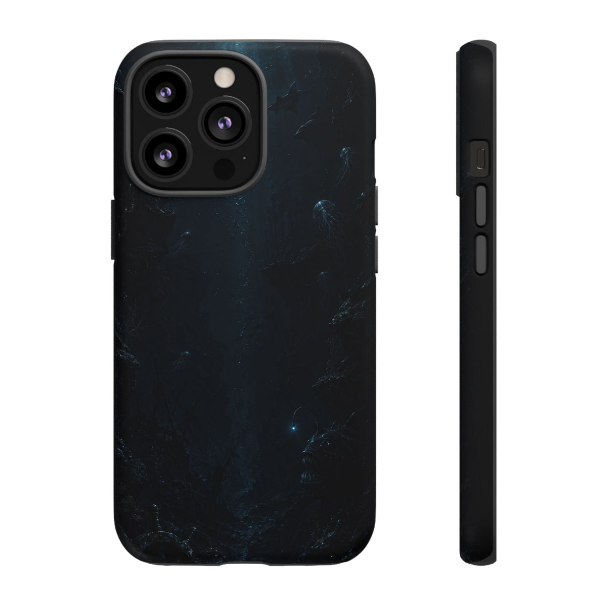Dark Sea Trench Tough Phone Case — Protective Stylish iPhone Cover