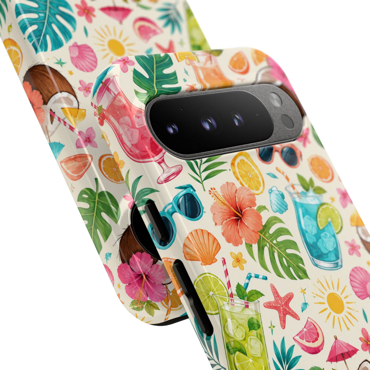 Tropical Cocktail Phone Case — Summer Beach Pattern iPhone Case