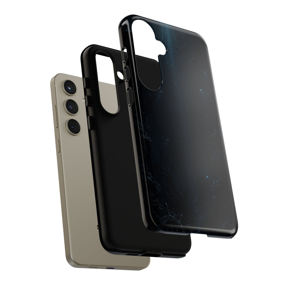Dark Sea Trench Tough Phone Case — Protective Stylish iPhone Cover
