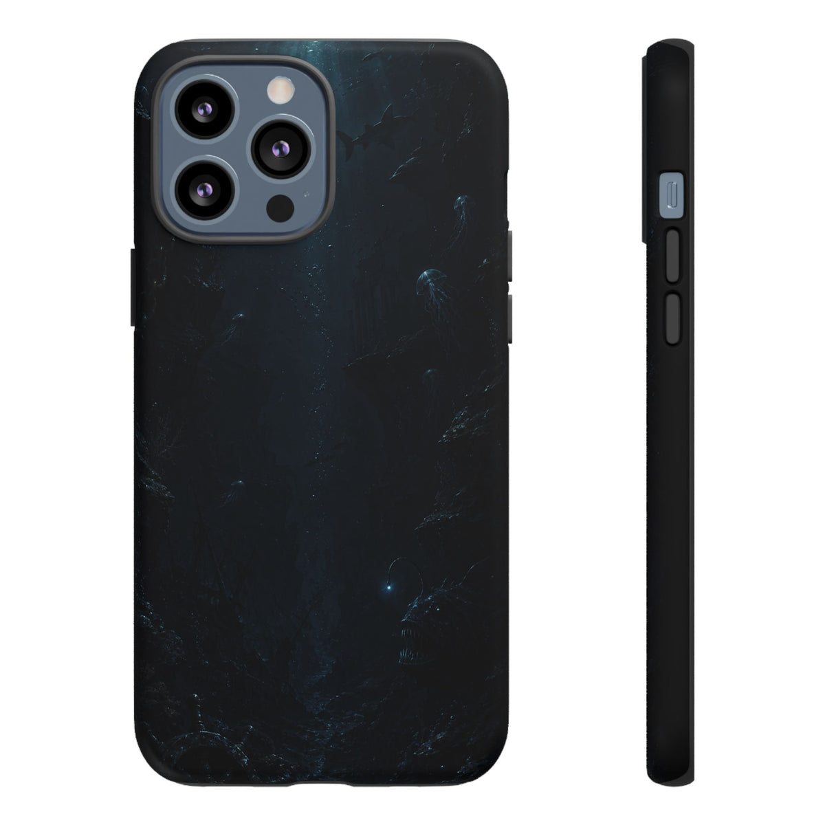 Dark Sea Trench Tough Phone Case — Protective Stylish iPhone Cover