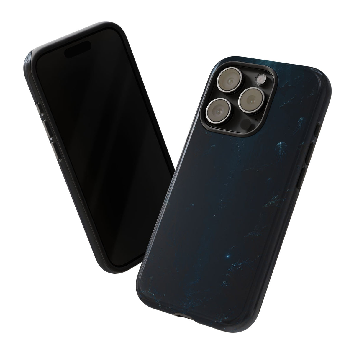 Dark Sea Trench Tough Phone Case — Protective Stylish iPhone Cover