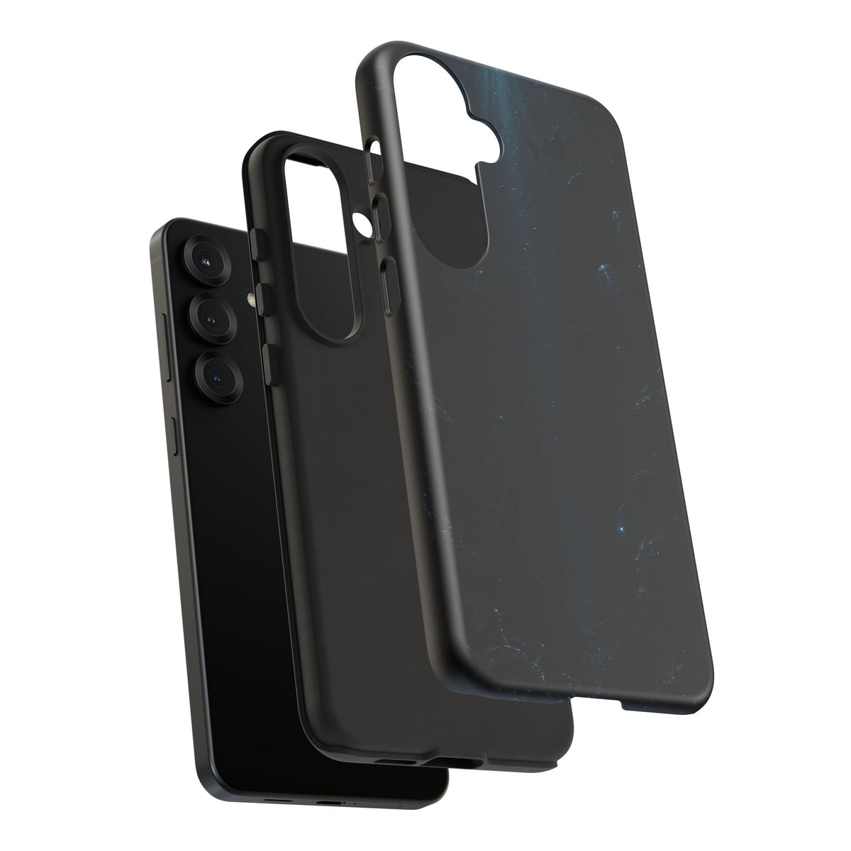 Dark Sea Trench Tough Phone Case — Protective Stylish iPhone Cover