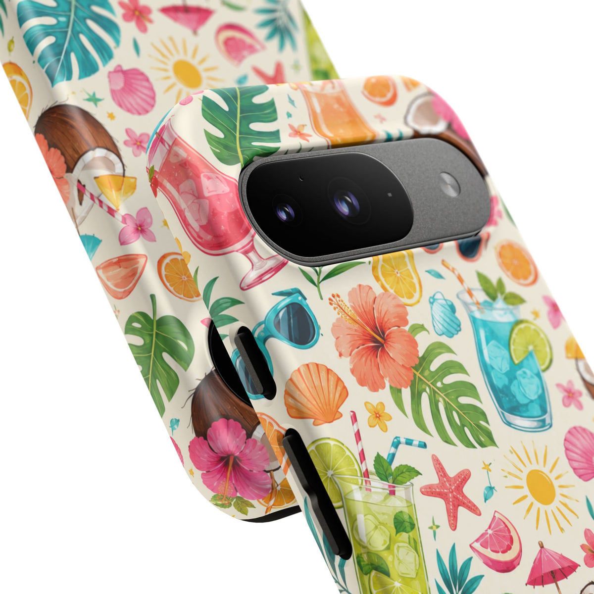 Tropical Cocktail Phone Case — Summer Beach Pattern iPhone Case