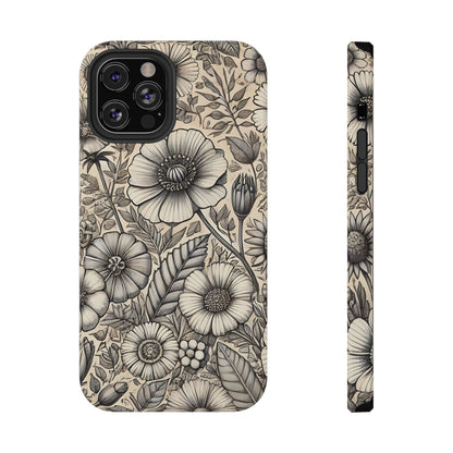 Paper Flowers Impact-Resistant Case