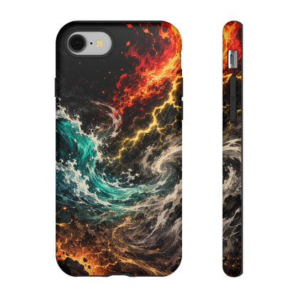 Elemental Cosmic Storm Tough Phone Case — Protective Case
