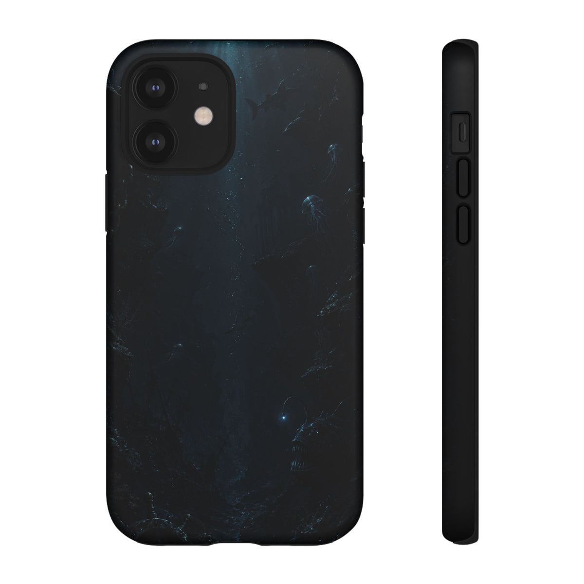 Dark Sea Trench Tough Phone Case — Protective Stylish iPhone Cover