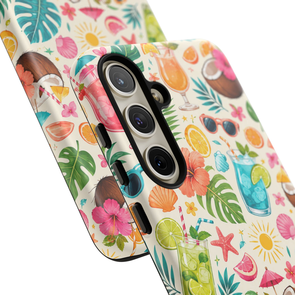 Tropical Cocktail Phone Case — Summer Beach Pattern iPhone Case