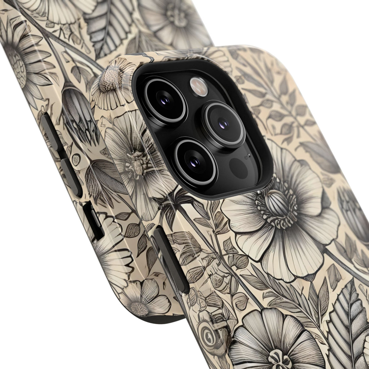 Paper Flowers Impact-Resistant Case