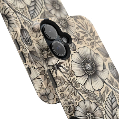 Paper Flowers Impact-Resistant Case