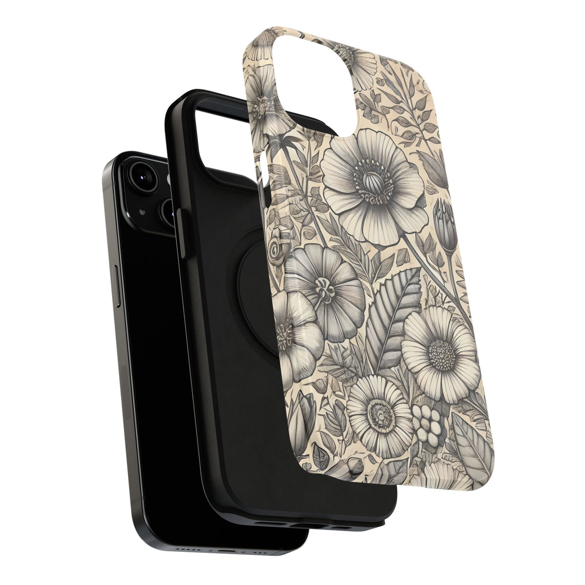 Paper Flowers Impact-Resistant Case