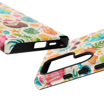 Tropical Cocktail Phone Case — Summer Beach Pattern iPhone Case