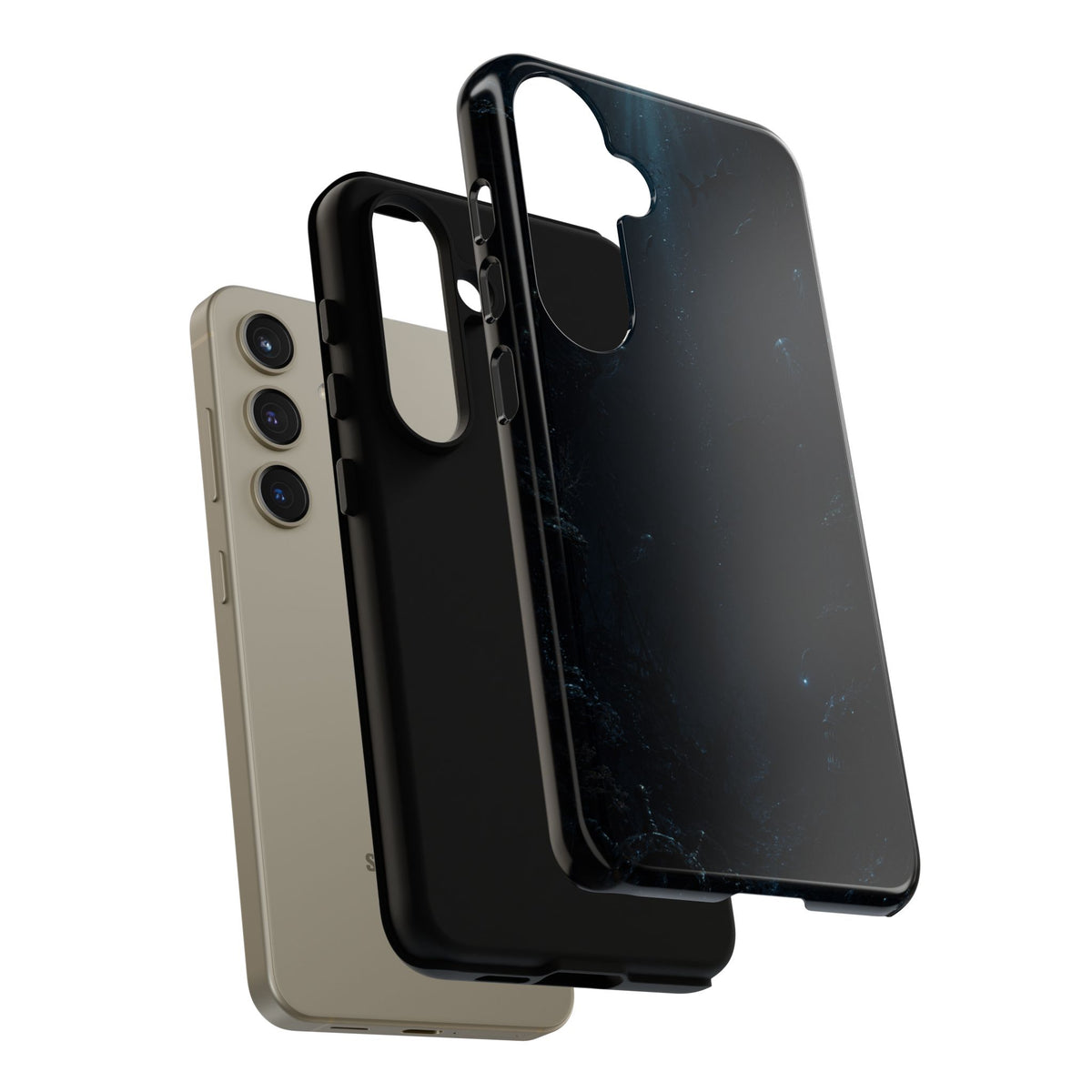 Dark Sea Trench Tough Phone Case — Protective Stylish iPhone Cover