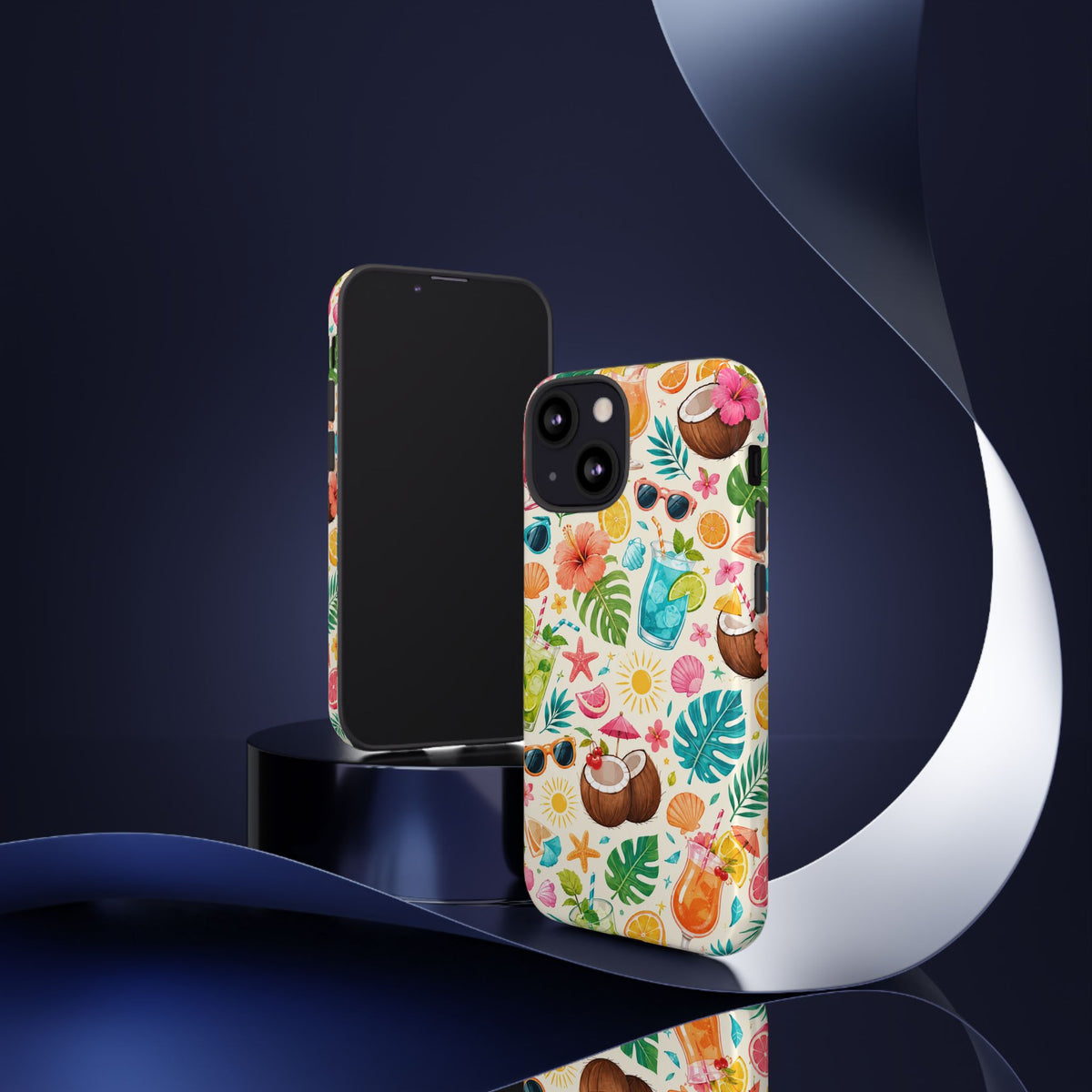 Tropical Cocktail Phone Case — Summer Beach Pattern iPhone Case