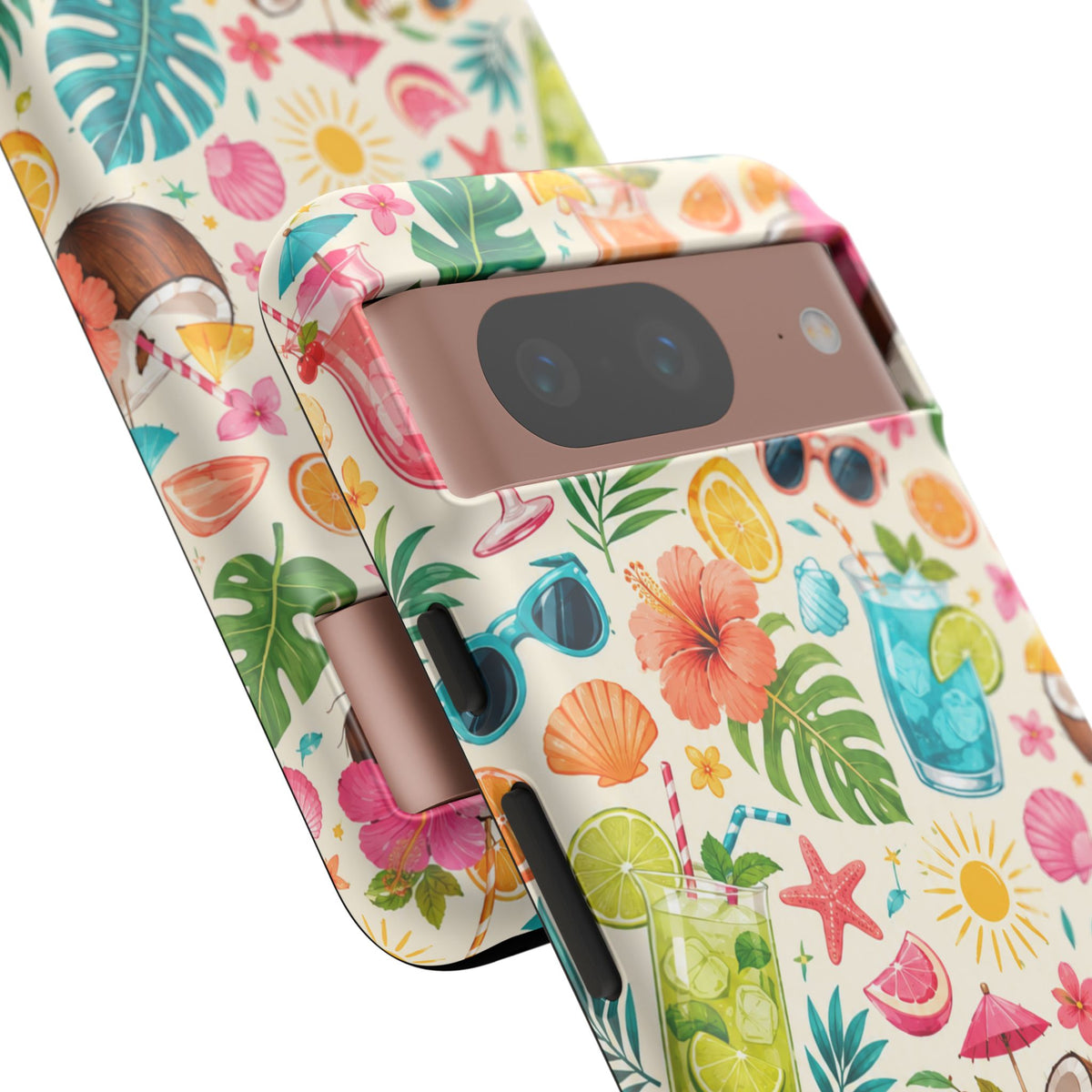 Tropical Cocktail Phone Case — Summer Beach Pattern iPhone Case