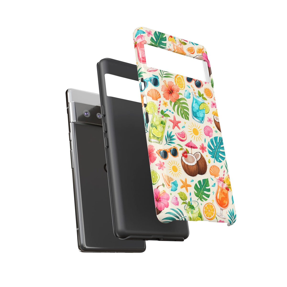 Tropical Cocktail Phone Case — Summer Beach Pattern iPhone Case