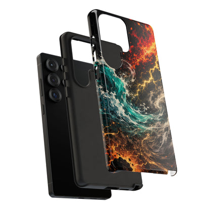 Elemental Cosmic Storm Tough Phone Case — Protective Case