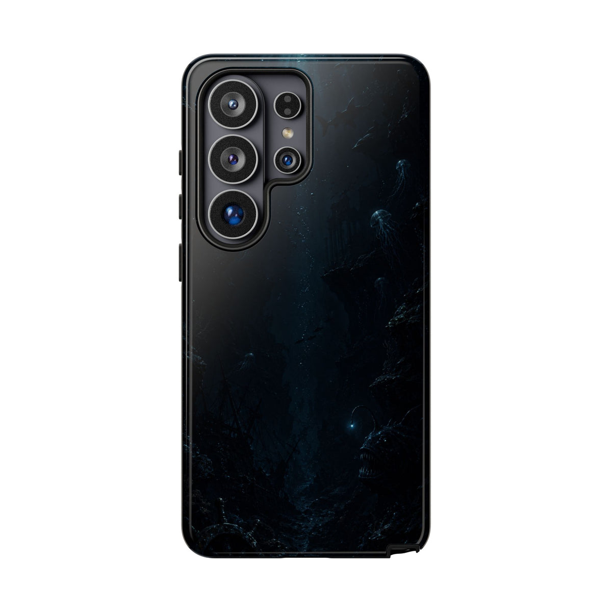 Dark Sea Trench Tough Phone Case — Protective Stylish iPhone Cover