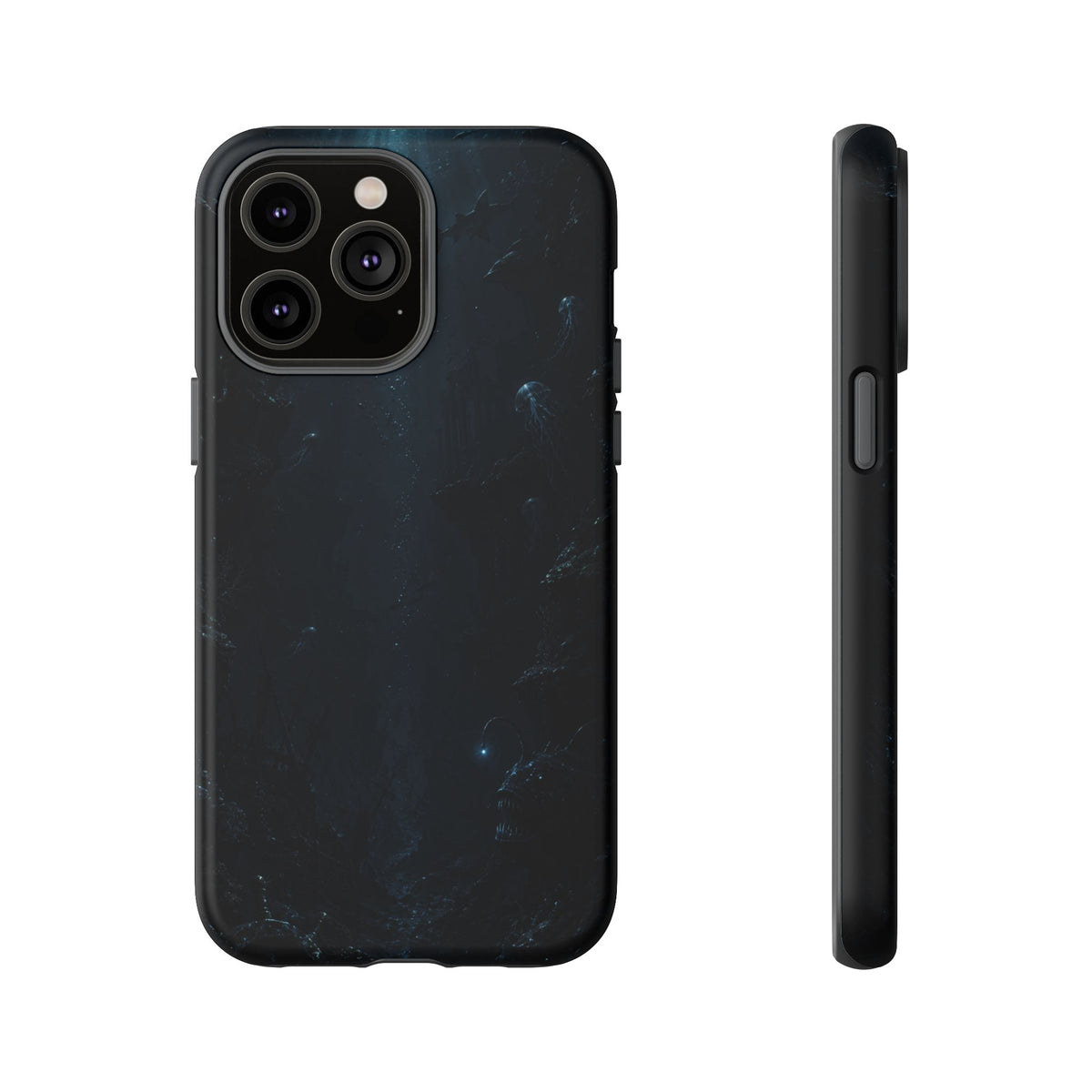Dark Sea Trench Tough Phone Case — Protective Stylish iPhone Cover
