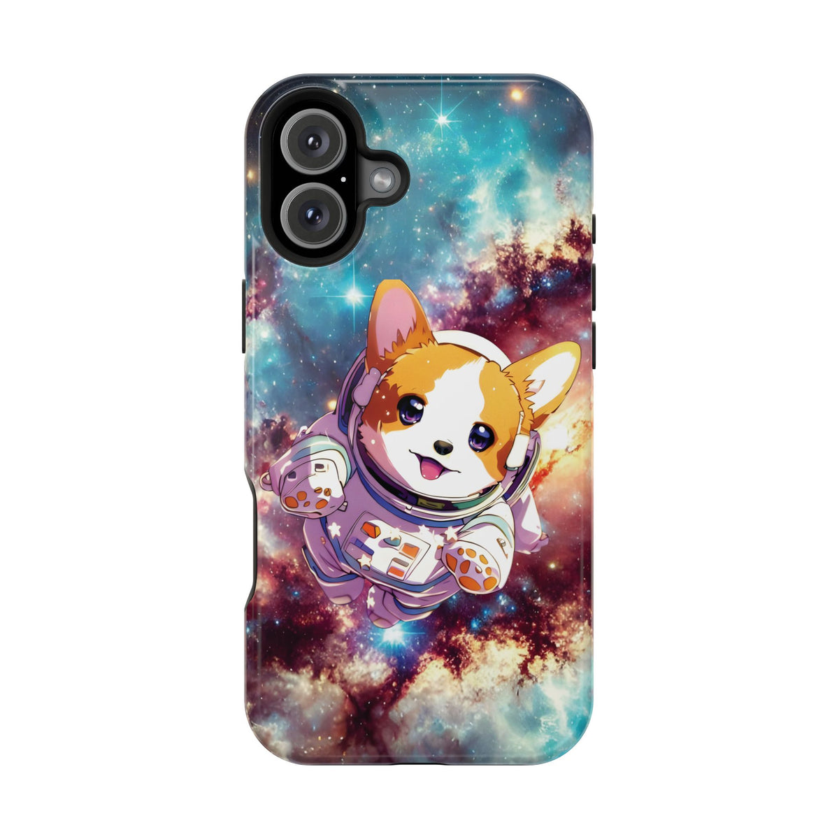 Space Corgi to the Rescue Impact-Resistant Case