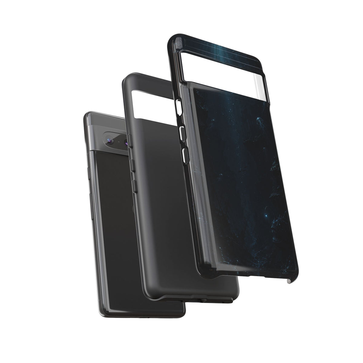 Dark Sea Trench Tough Phone Case — Protective Stylish iPhone Cover