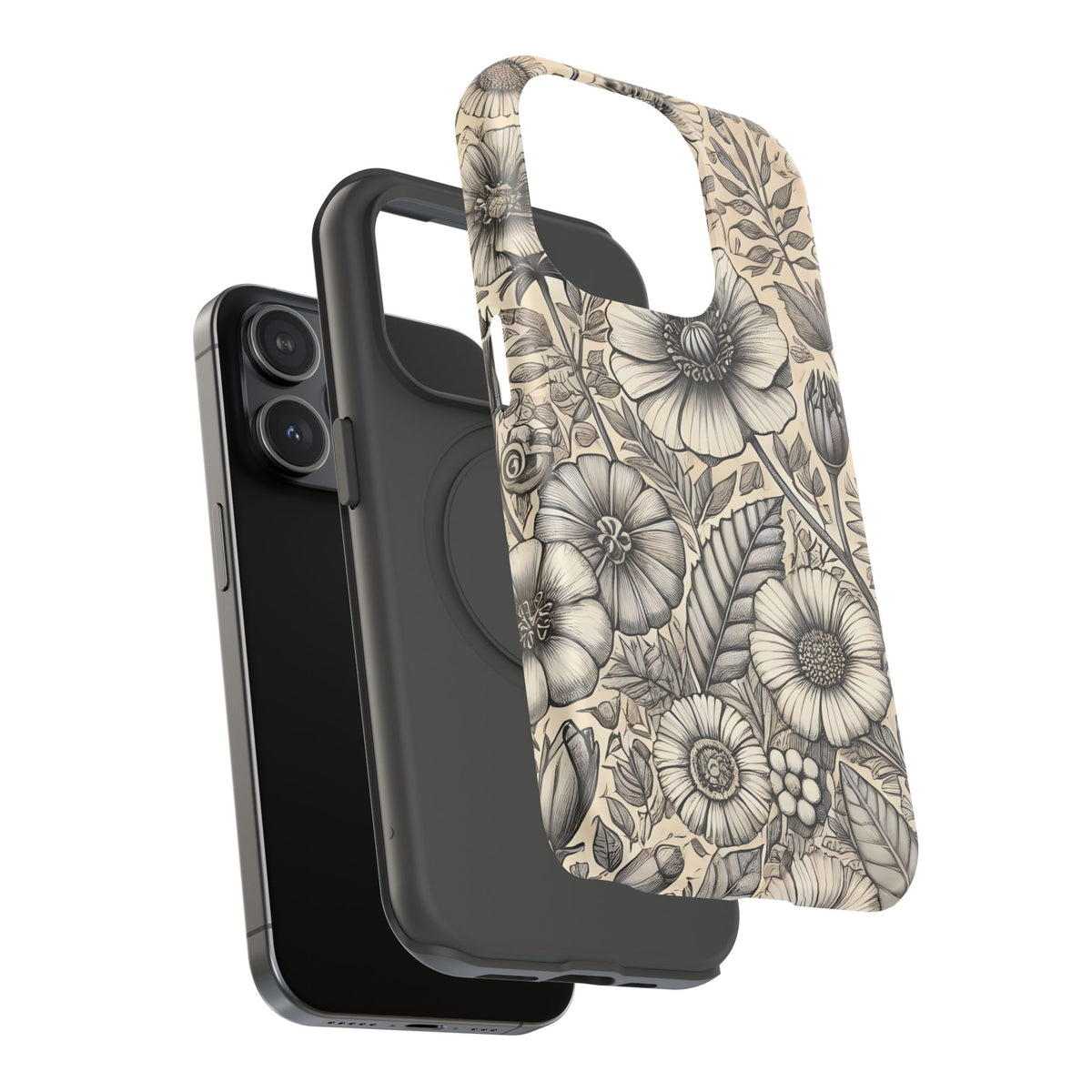 Paper Flowers Impact-Resistant Case