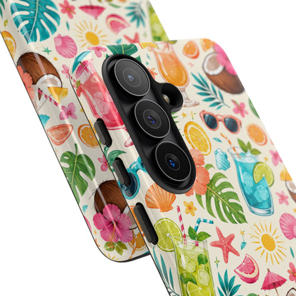 Tropical Cocktail Phone Case — Summer Beach Pattern iPhone Case