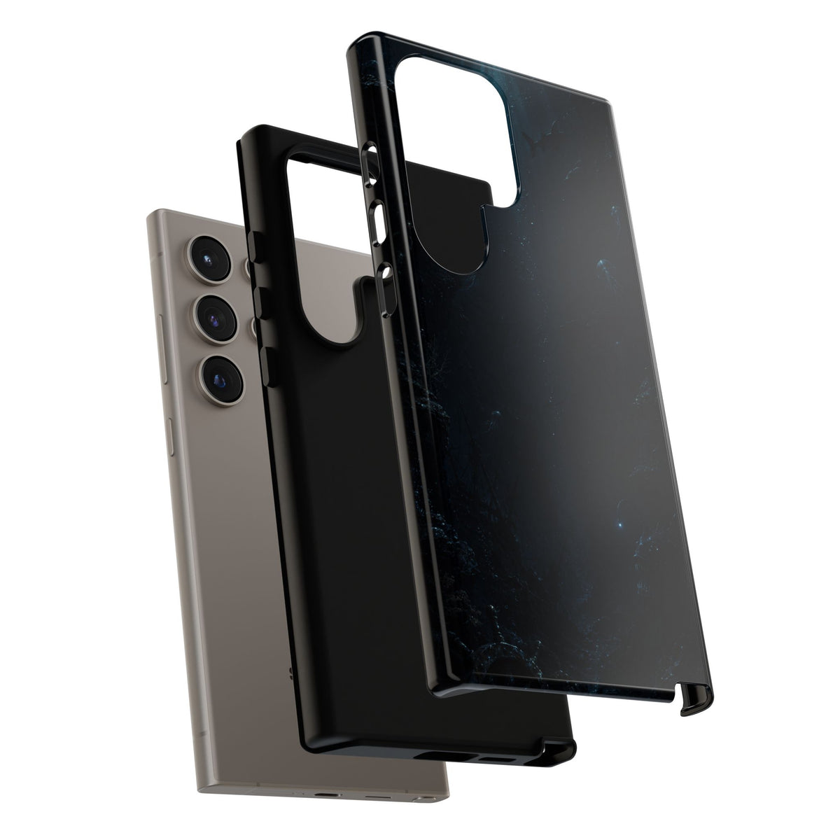 Dark Sea Trench Tough Phone Case — Protective Stylish iPhone Cover