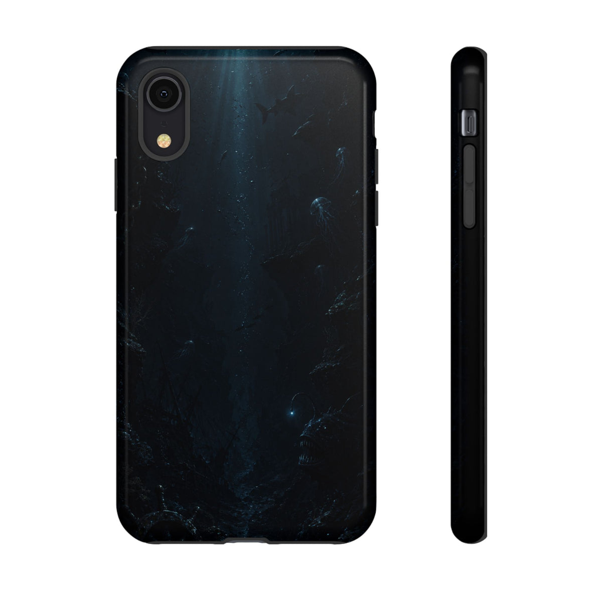 Dark Sea Trench Tough Phone Case — Protective Stylish iPhone Cover