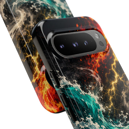 Elemental Cosmic Storm Tough Phone Case — Protective Case