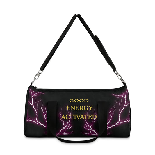 Good Energy Activated Duffel Bag — Lightning Gym & Travel Bag