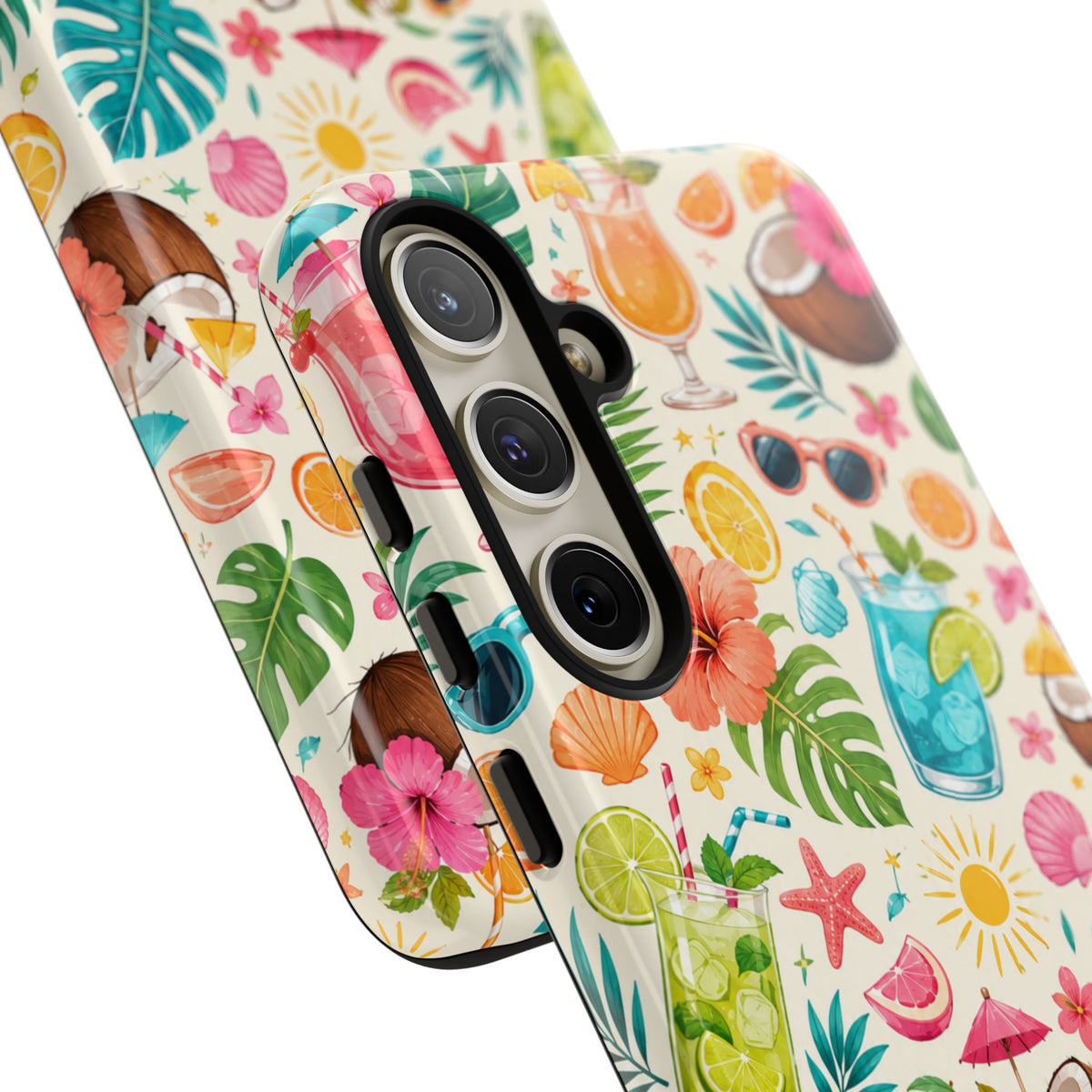 Tropical Cocktail Phone Case — Summer Beach Pattern iPhone Case