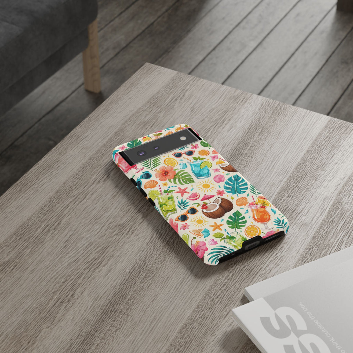Tropical Cocktail Phone Case — Summer Beach Pattern iPhone Case