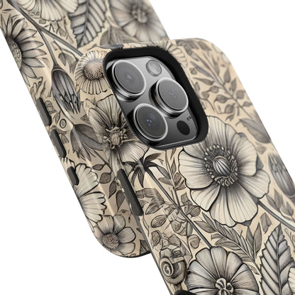 Paper Flowers Impact-Resistant Case