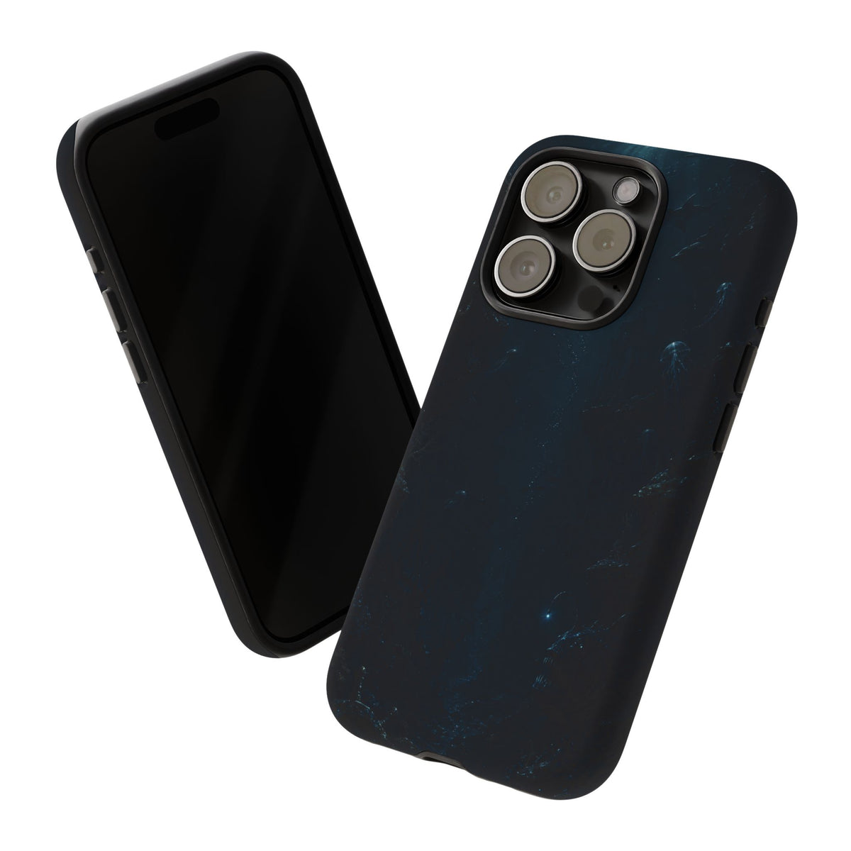 Dark Sea Trench Tough Phone Case — Protective Stylish iPhone Cover