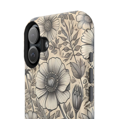 Paper Flowers Impact-Resistant Case