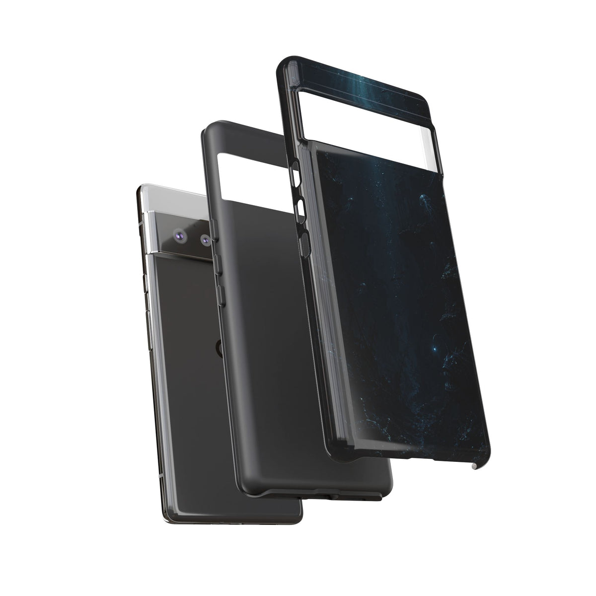 Dark Sea Trench Tough Phone Case — Protective Stylish iPhone Cover