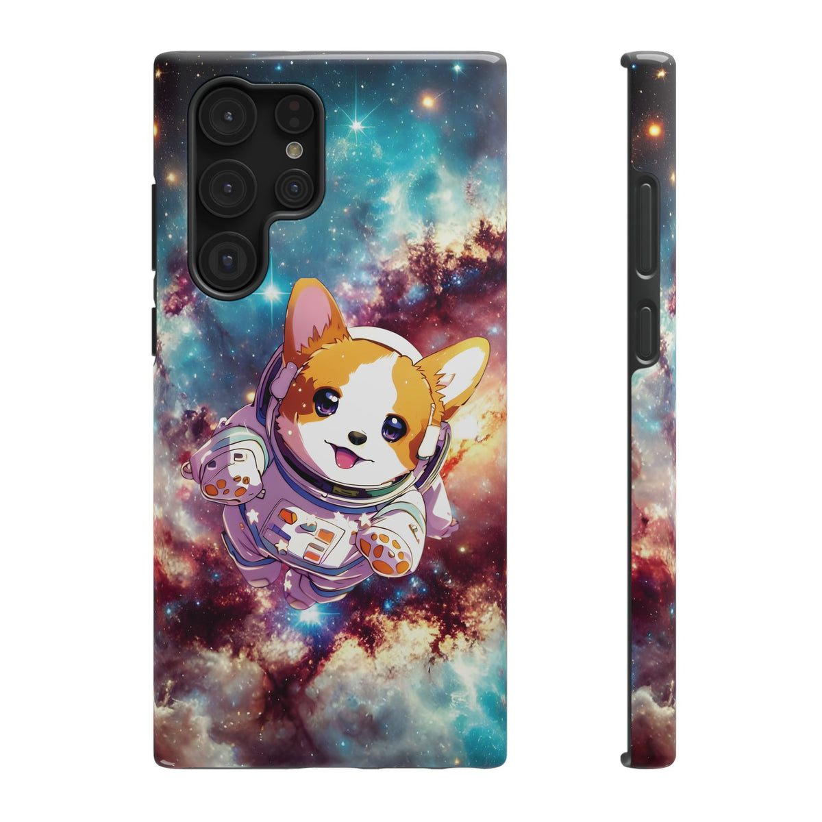 Space Corgi to the Rescue Impact-Resistant Case