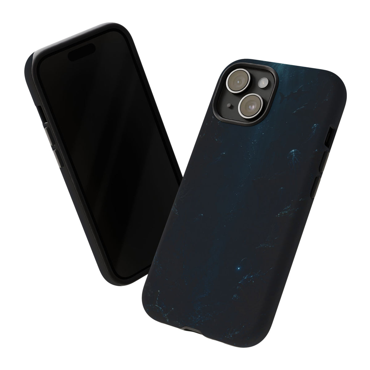 Dark Sea Trench Tough Phone Case — Protective Stylish iPhone Cover