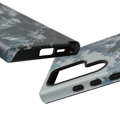 Mountain Landscape Phone Case — Misty Peaks Protective Tough Case