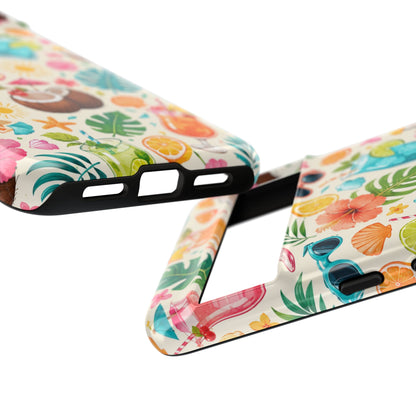 Tropical Cocktail Phone Case — Summer Beach Pattern iPhone Case