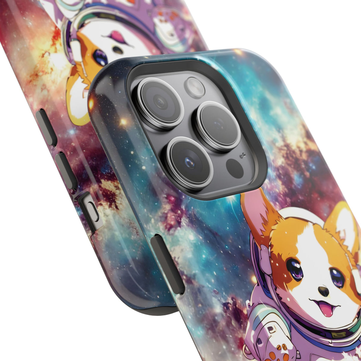 Space Corgi to the Rescue Impact-Resistant Case