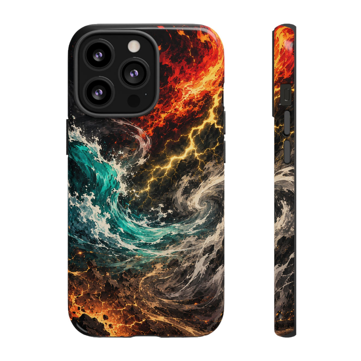 Elemental Cosmic Storm Tough Phone Case — Protective Case