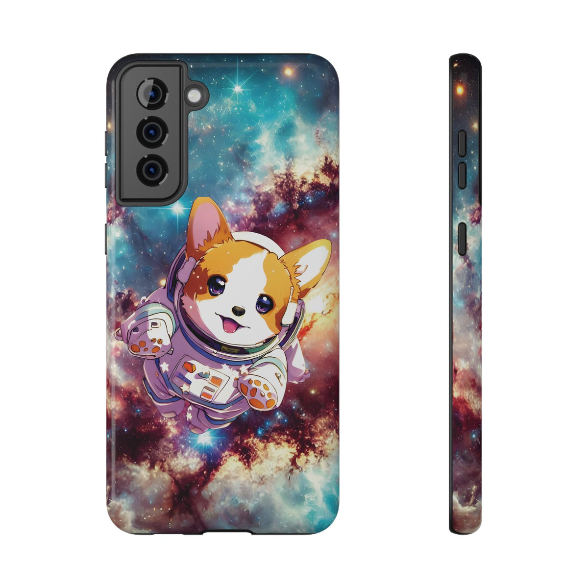 Space Corgi to the Rescue Impact-Resistant Case