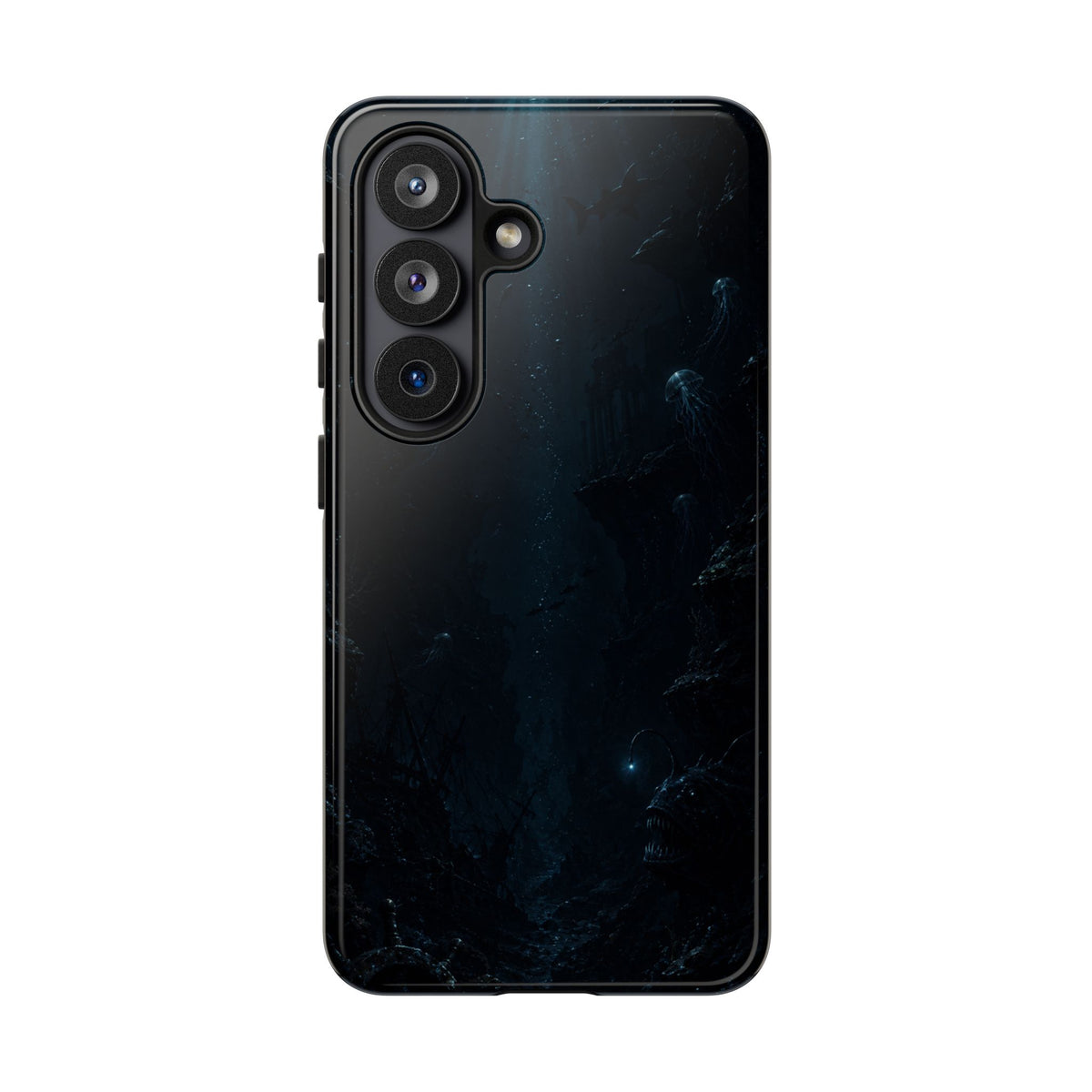 Dark Sea Trench Tough Phone Case — Protective Stylish iPhone Cover