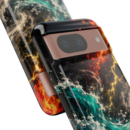 Elemental Cosmic Storm Tough Phone Case — Protective Case