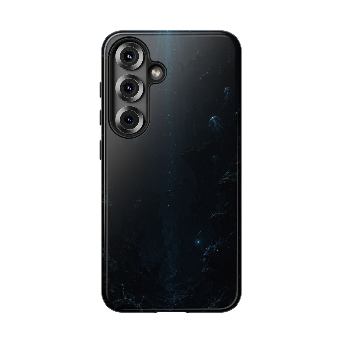 Dark Sea Trench Tough Phone Case — Protective Stylish iPhone Cover