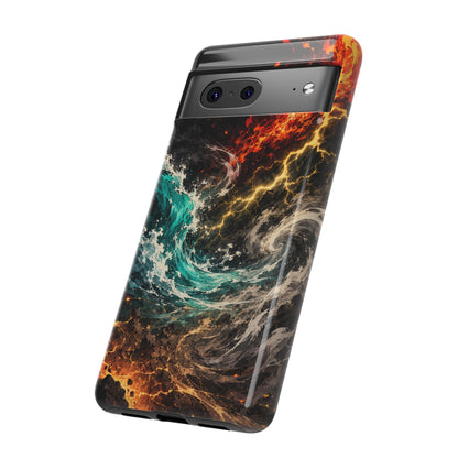 Elemental Cosmic Storm Tough Phone Case — Protective Case