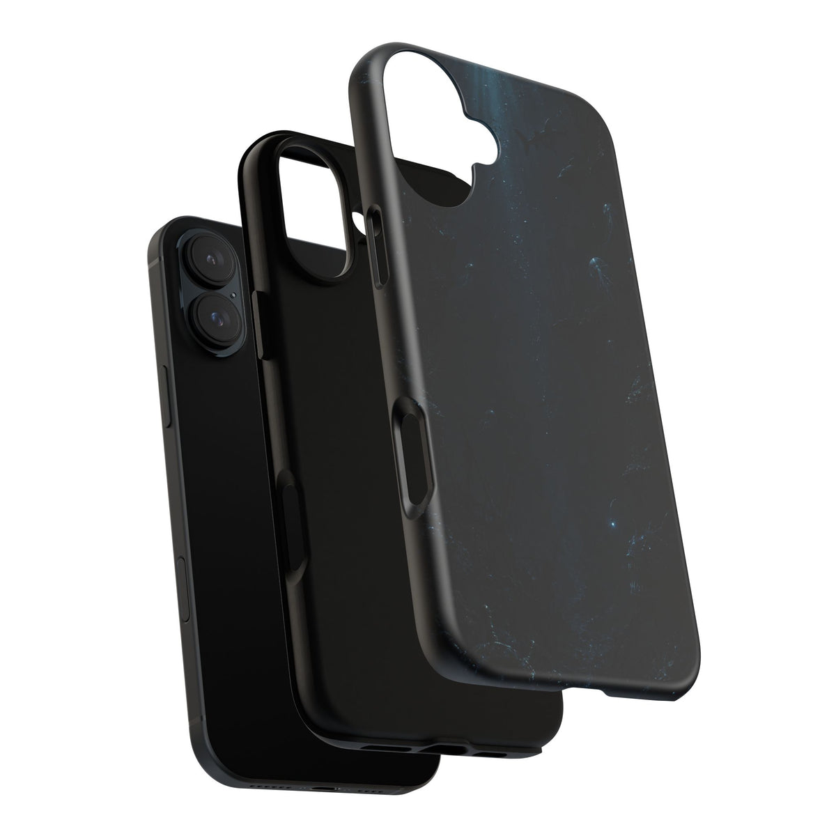 Dark Sea Trench Tough Phone Case — Protective Stylish iPhone Cover