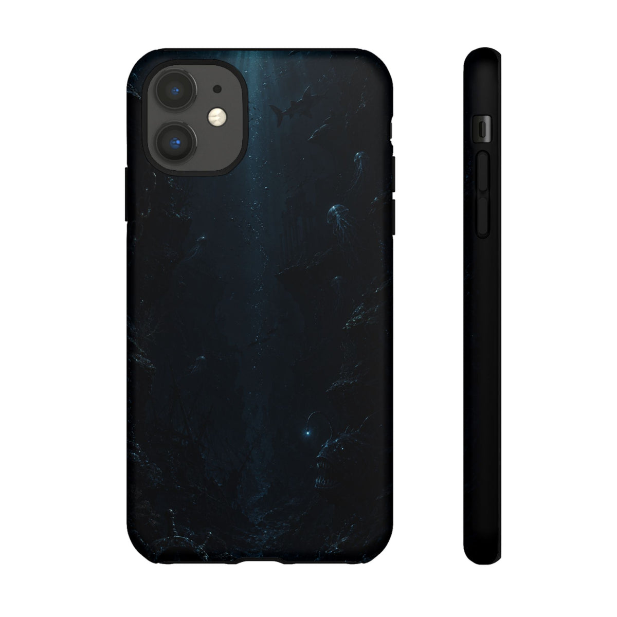 Dark Sea Trench Tough Phone Case — Protective Stylish iPhone Cover